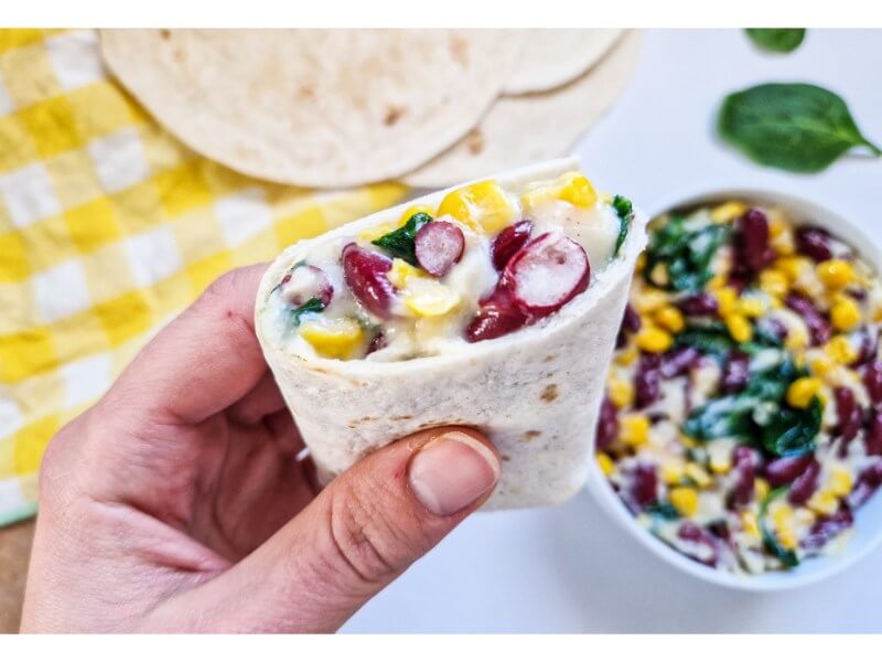 burrito végétarien