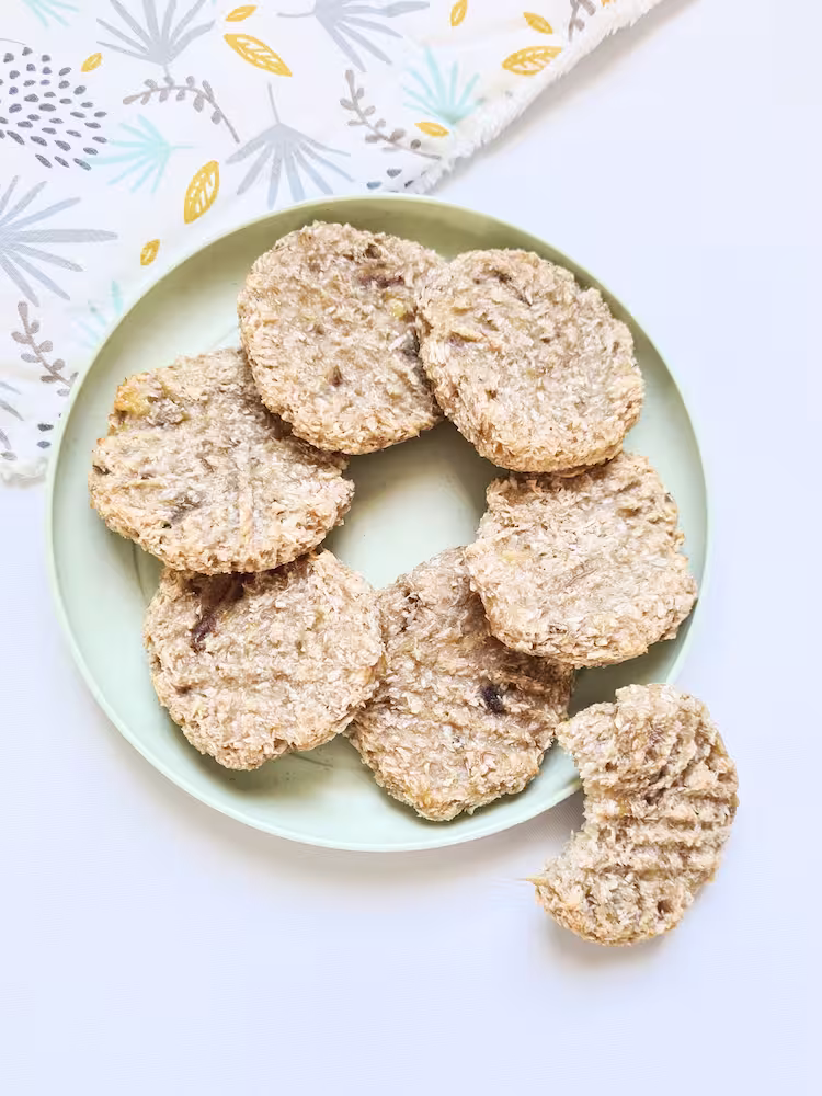 Biscuits banane coco