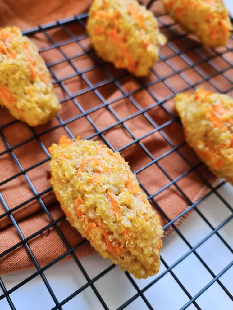 Croquettes carotte et quinoa