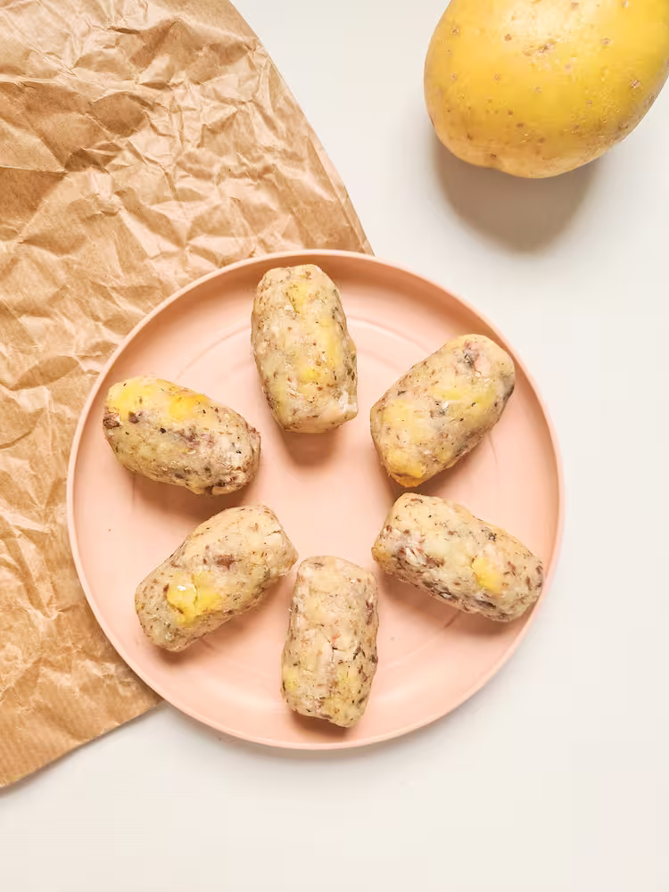 Croquettes de pomme de terre et sardines