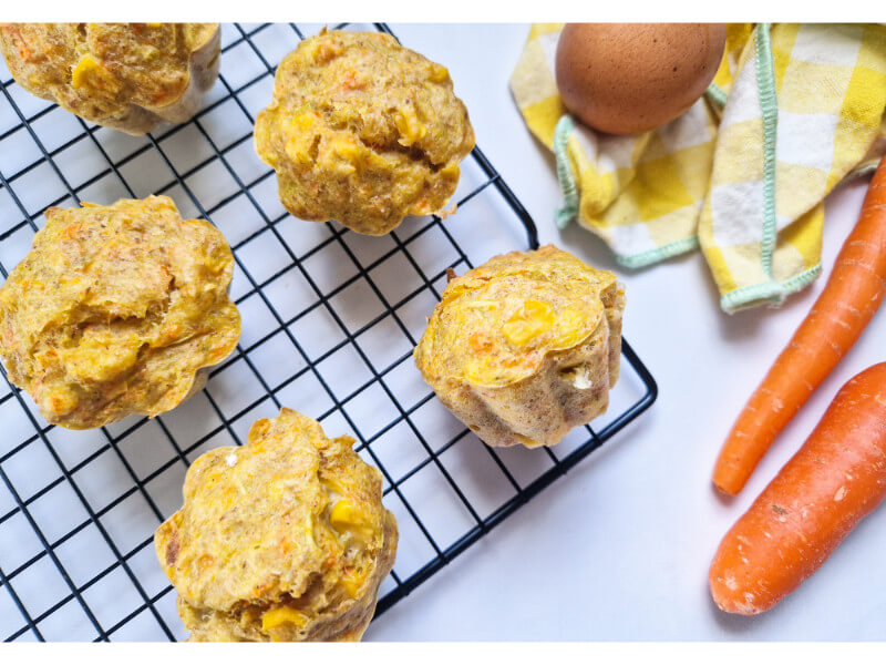 Muffins aux légumes pour enfants