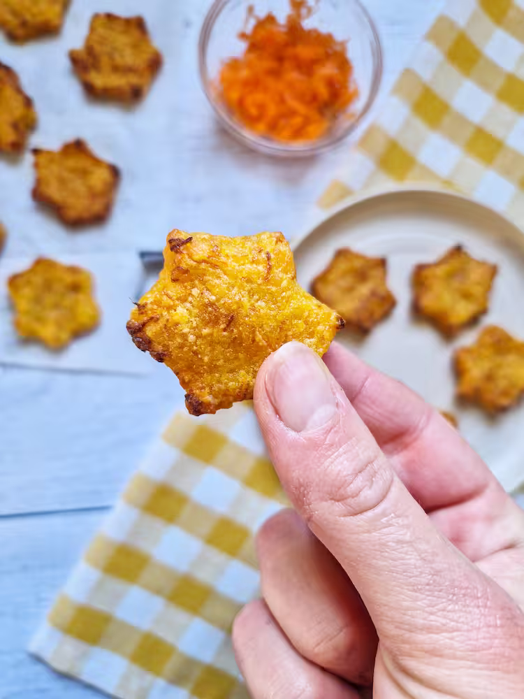 Biscuits apéro à la carotte