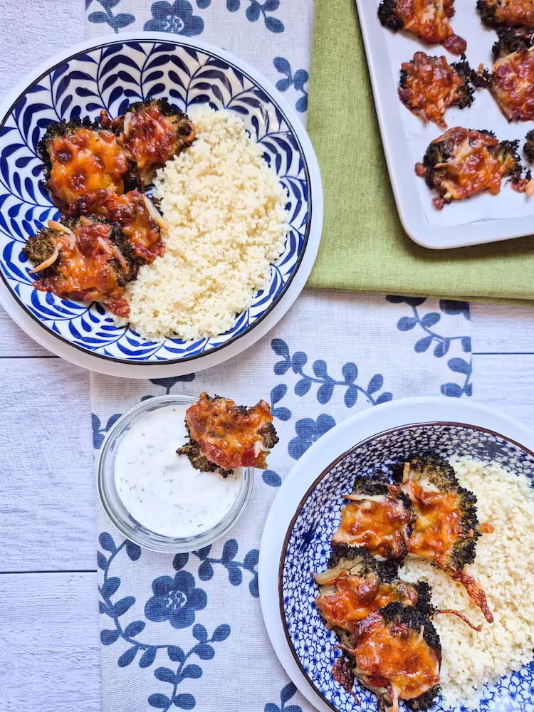 Brocoli façon pizza