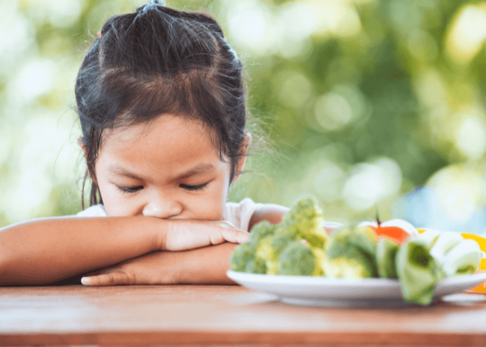 Mon enfant refuse de manger ses légumes