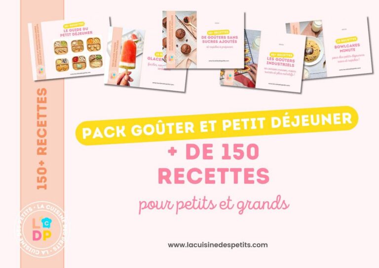 Pack de recettes pour le gouter des enfants
