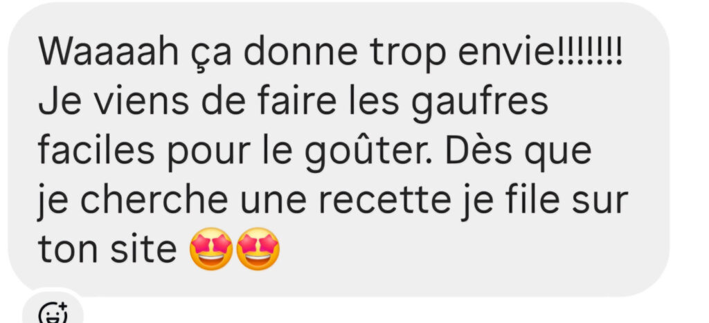 témoignage plate-forme recettes enfants