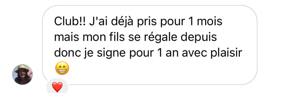 témoignage plate-forme recettes enfants