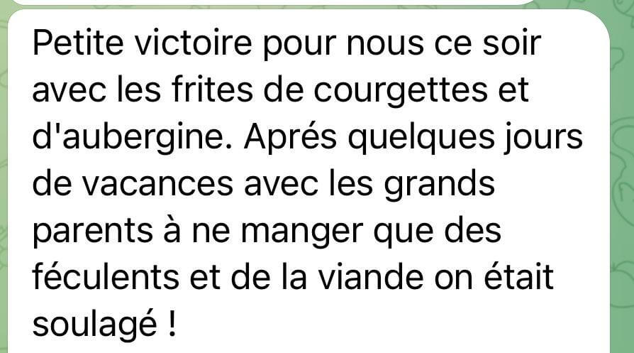 témoignage plate-forme recettes enfants