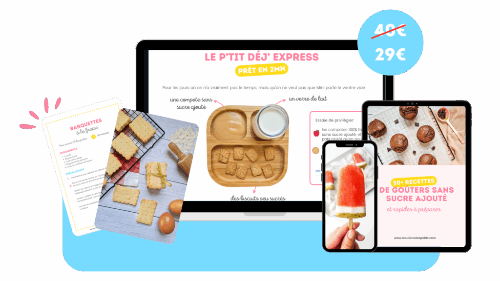 Image qui montre ce qu'il y a dans le pack goûter et petit déjeuner