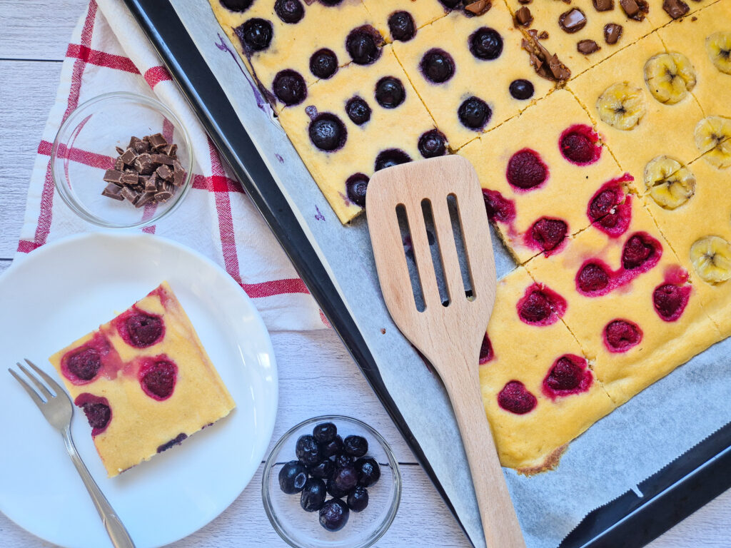 Pancakes à la sortie du four