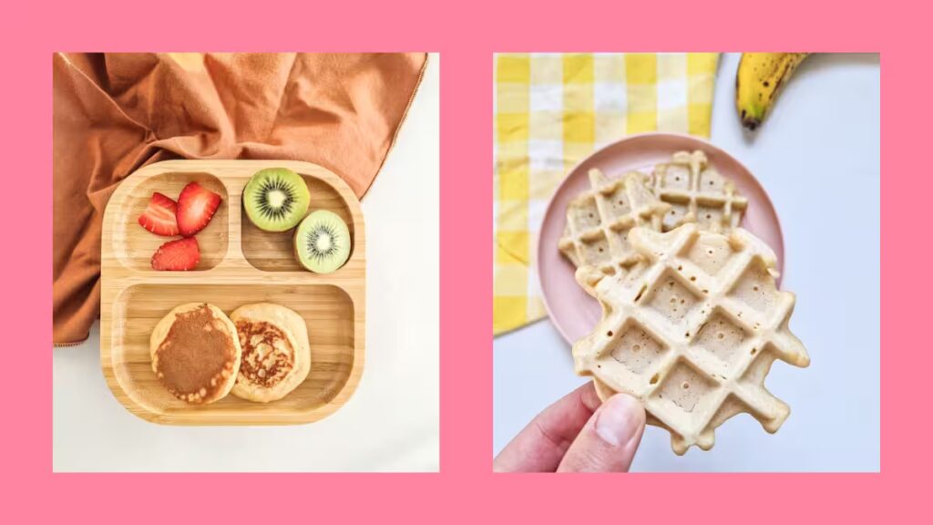 Pancakes et gaufre sans sucre ajouté pour enfants