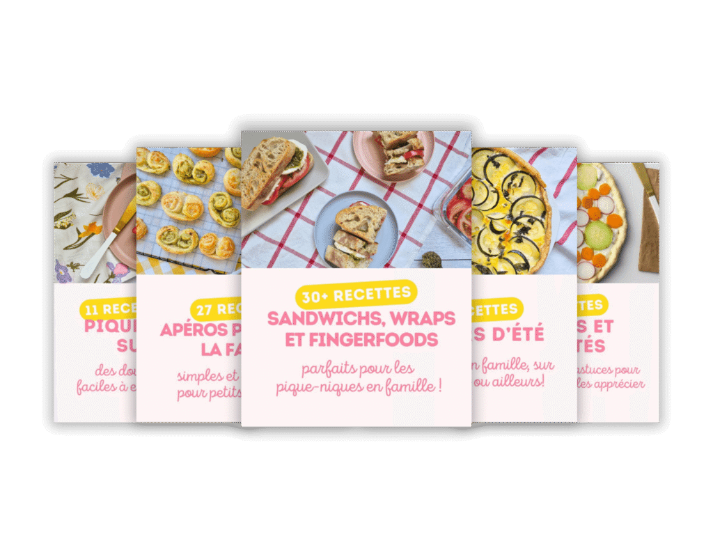 Pack recettes pique nique lunchbox enfants